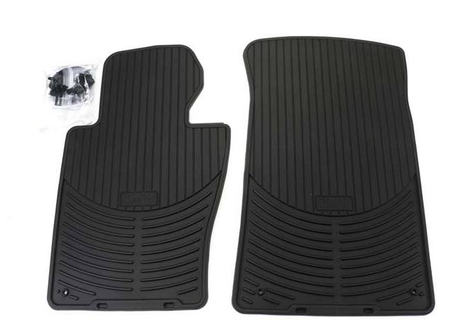 BMW Floor Mat Set - Front (All-Weather) (Black) 82550136372